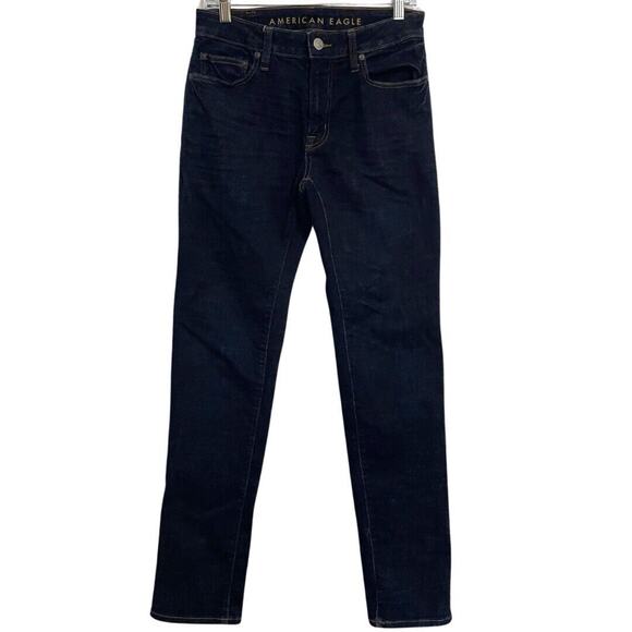 American Eagle Other - American Eagle Jeans Men's 30x34 Blue Dark Wash Denim SLIM STRAIGHT Flex